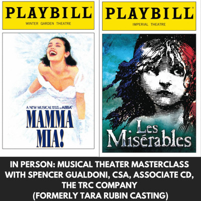 Musical Theater Masterclass with Spencer Gualdoni 1