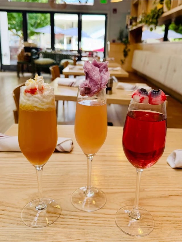 Halloween-inspired Mimosas