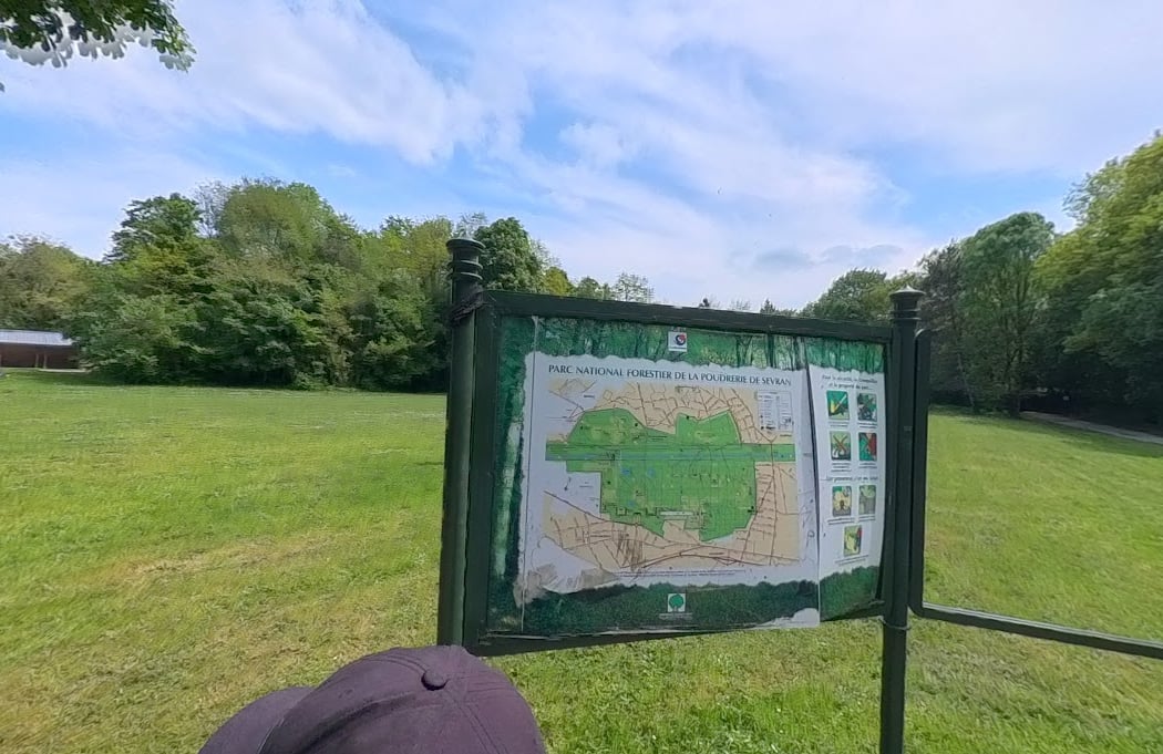 Plan du parc de la Poudrerie de Sevran 3
