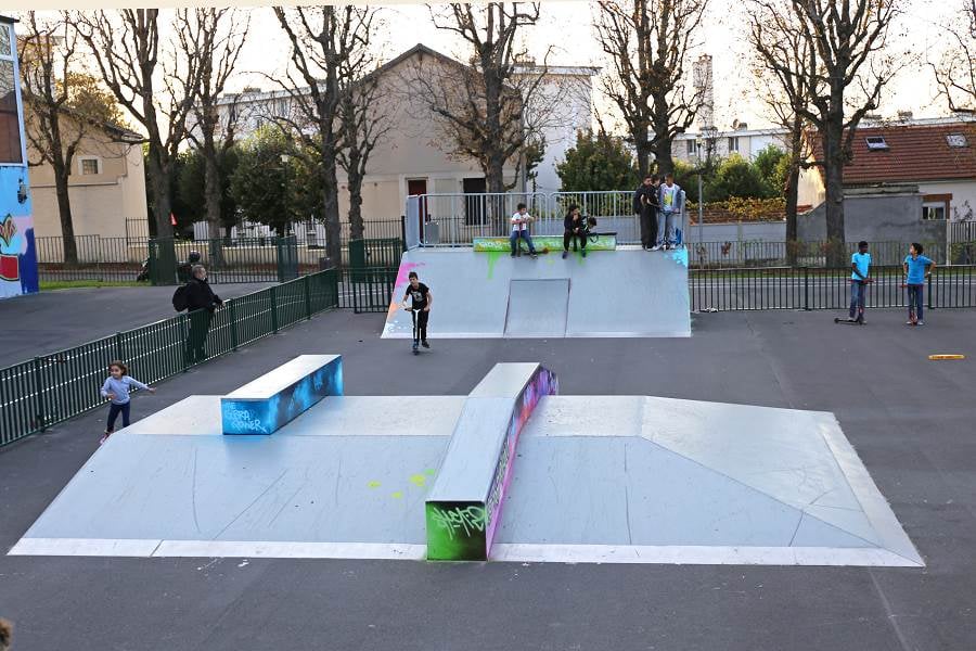 Skatepark de Nanterre PVC 3