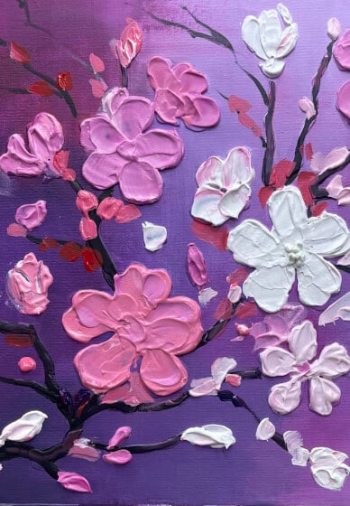 Texture Painting Art Class 3