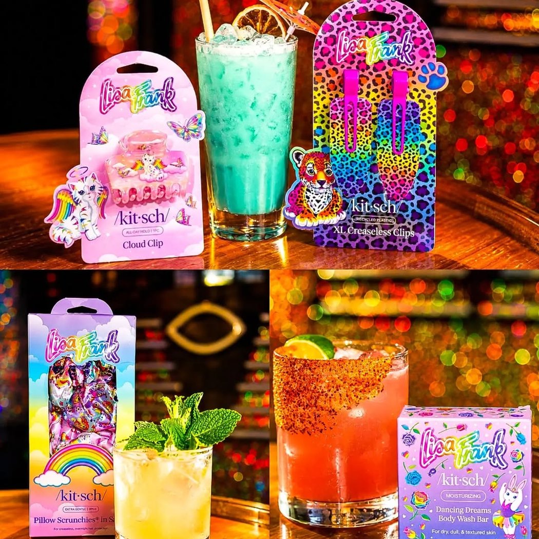 Broken Shaker x Kitsch x Lisa Frank collaboration