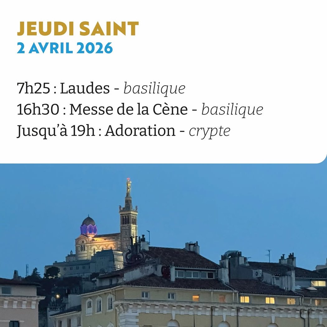 Célébrations du Jeudi Saint 1