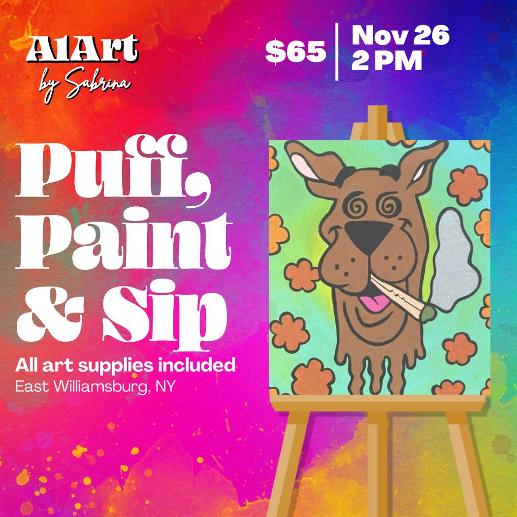 Puff, Paint and Sip Art Studio 2