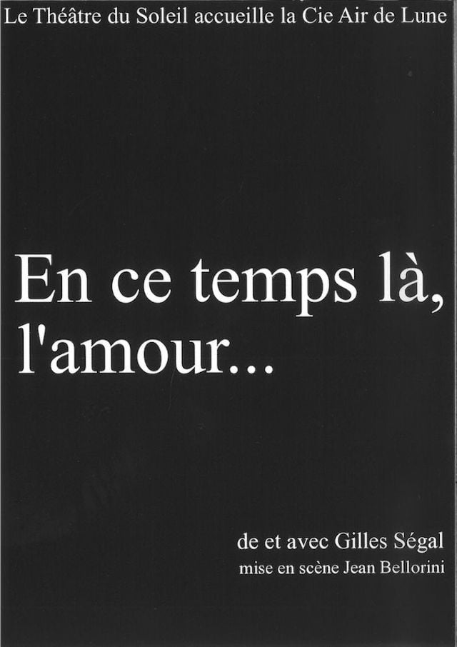 En ce temps-là l’amour… 1