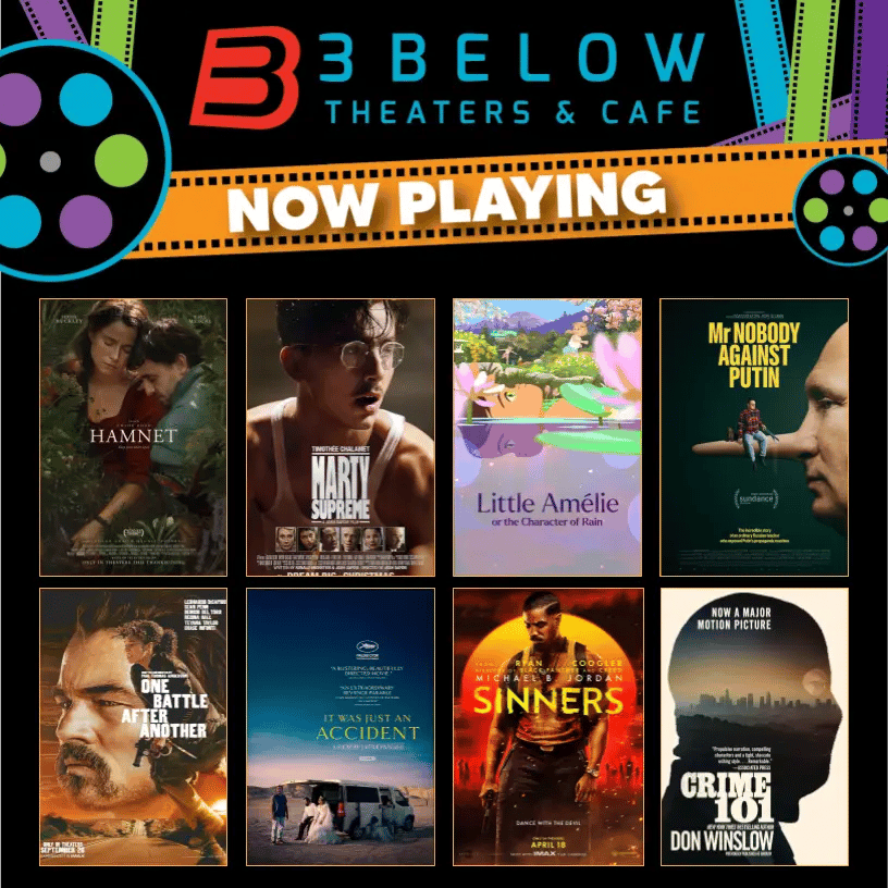 Now Showing at 3Below 2