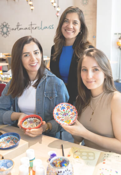 Ceramic Paint and Sip Classes 1