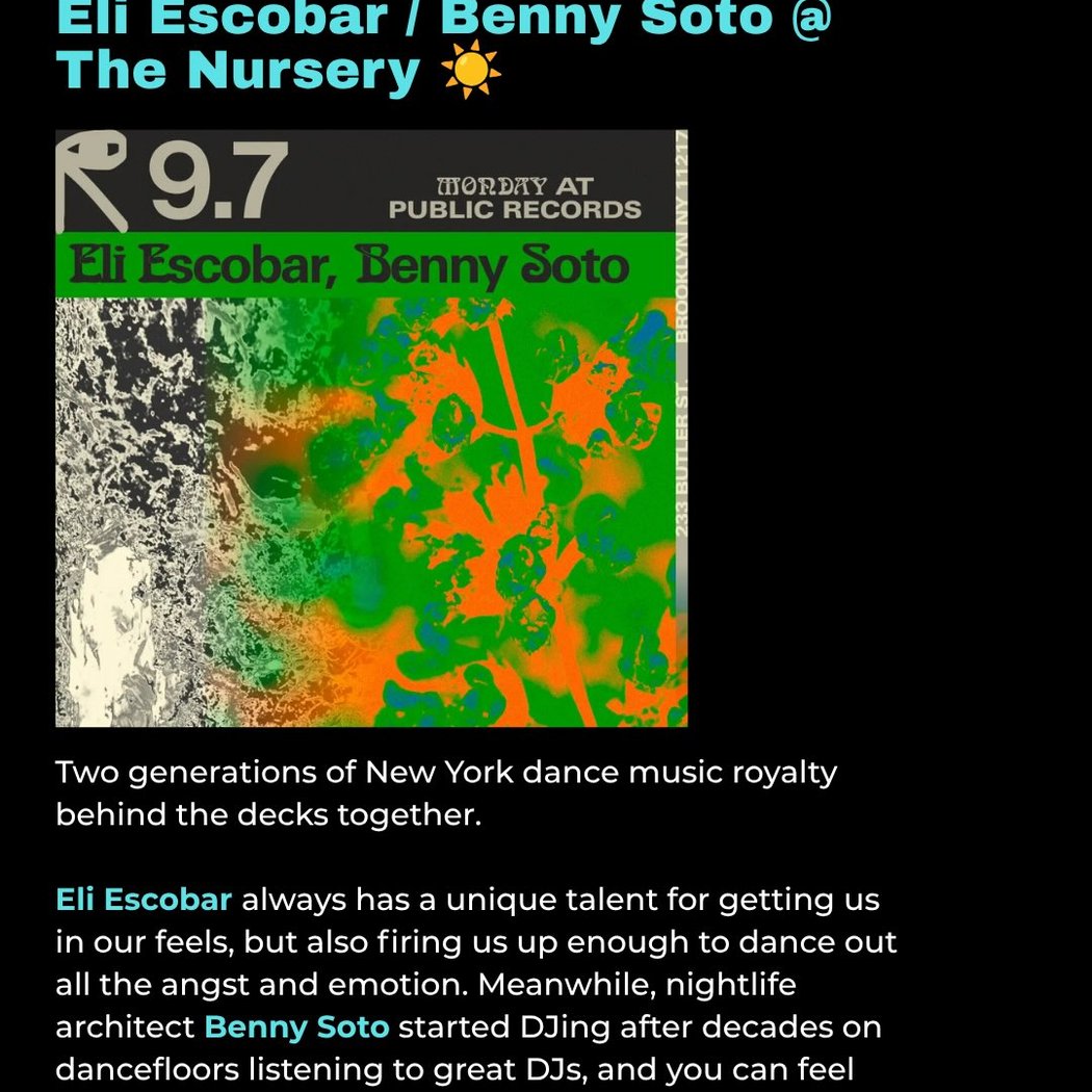 Eli Escobar / Benny Soto 1