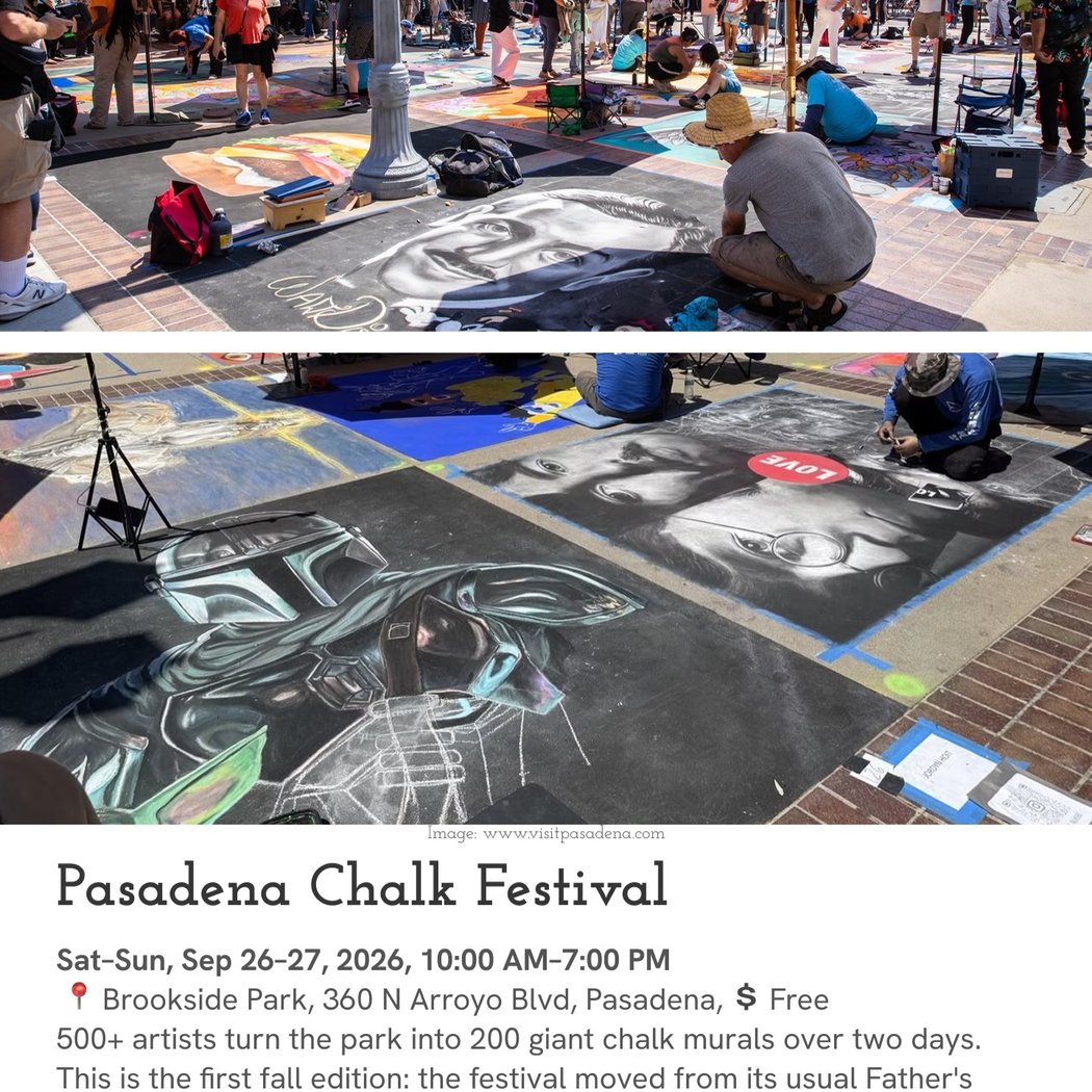 Pasadena Chalk Festival 1