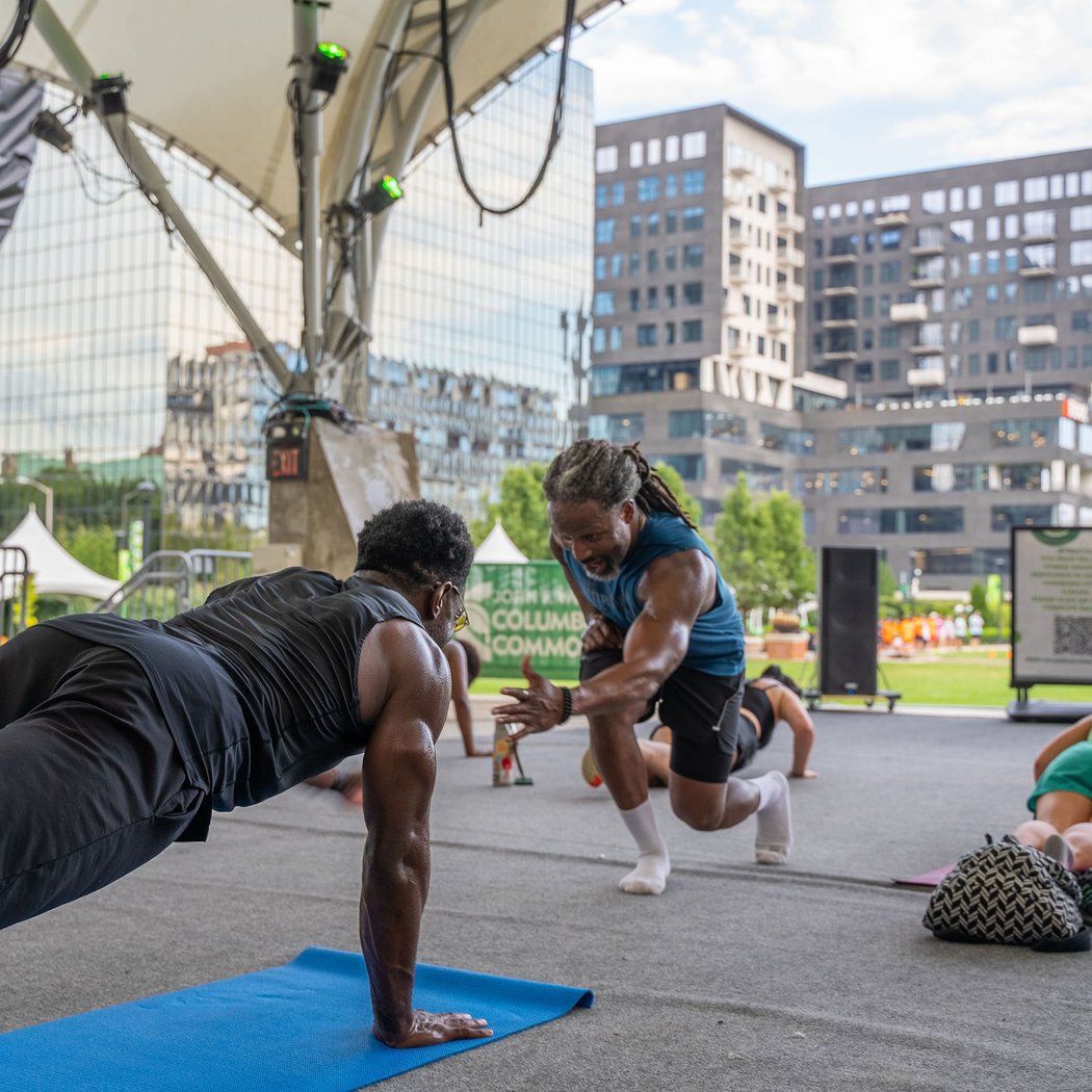 Free Fitness at the Commons: Yoga 2