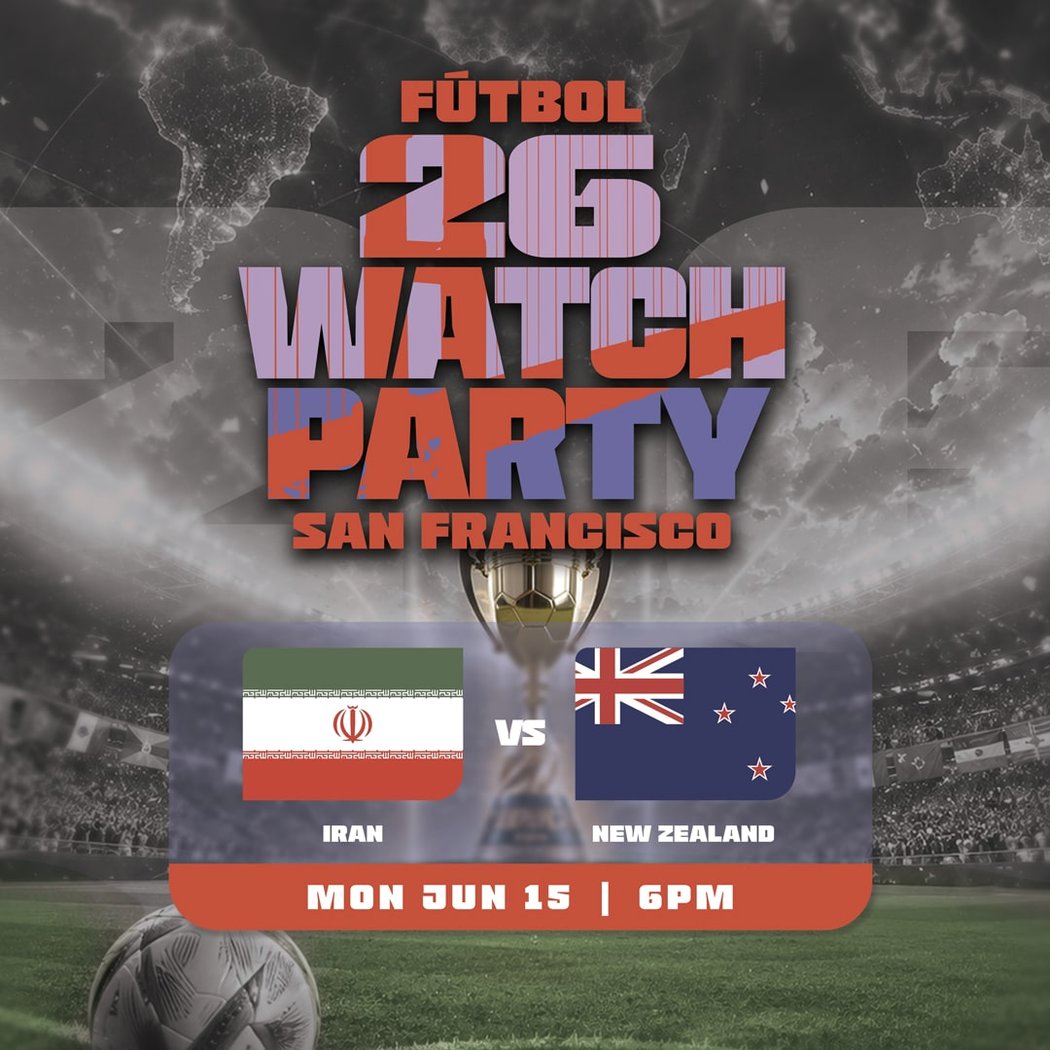 FUTBOL WATCH PARTY – Iran vs. New Zealand 1