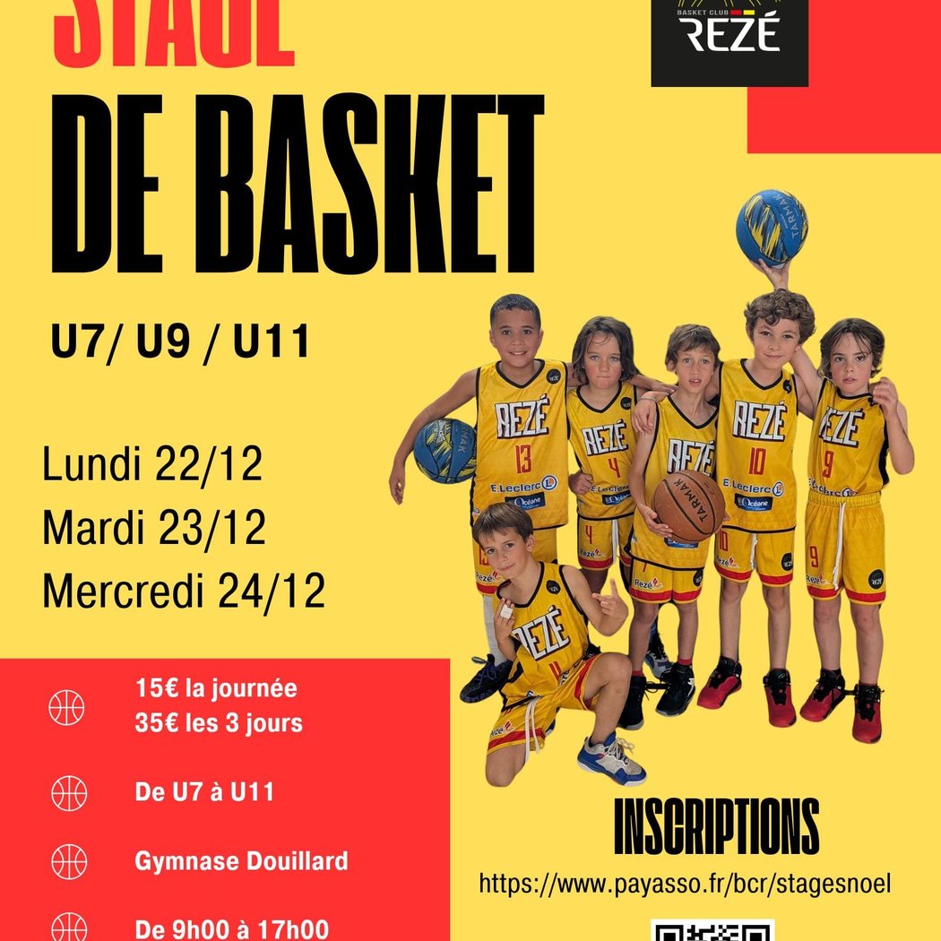 Stage de Basket U7/U9/U11
