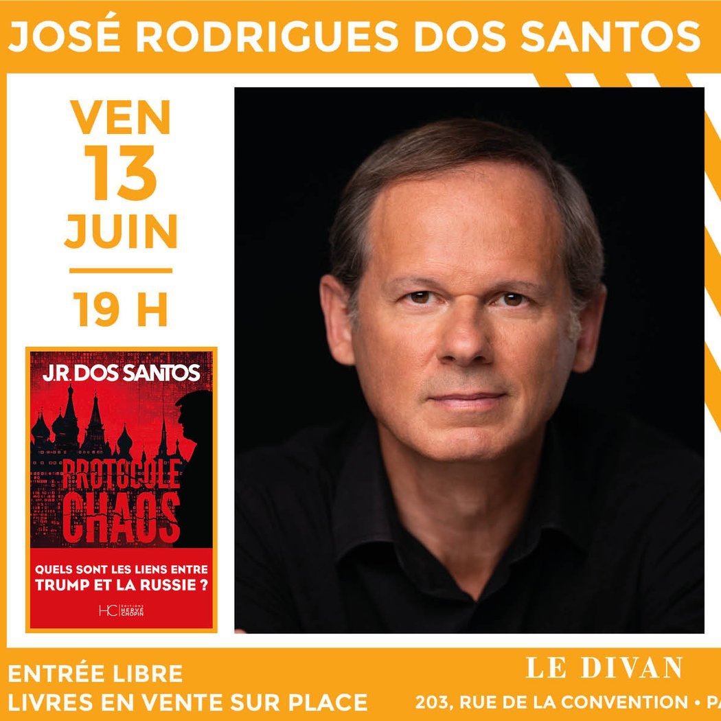 José Rodrigues dos Santos présente son polar « Protocole Chaos » 1