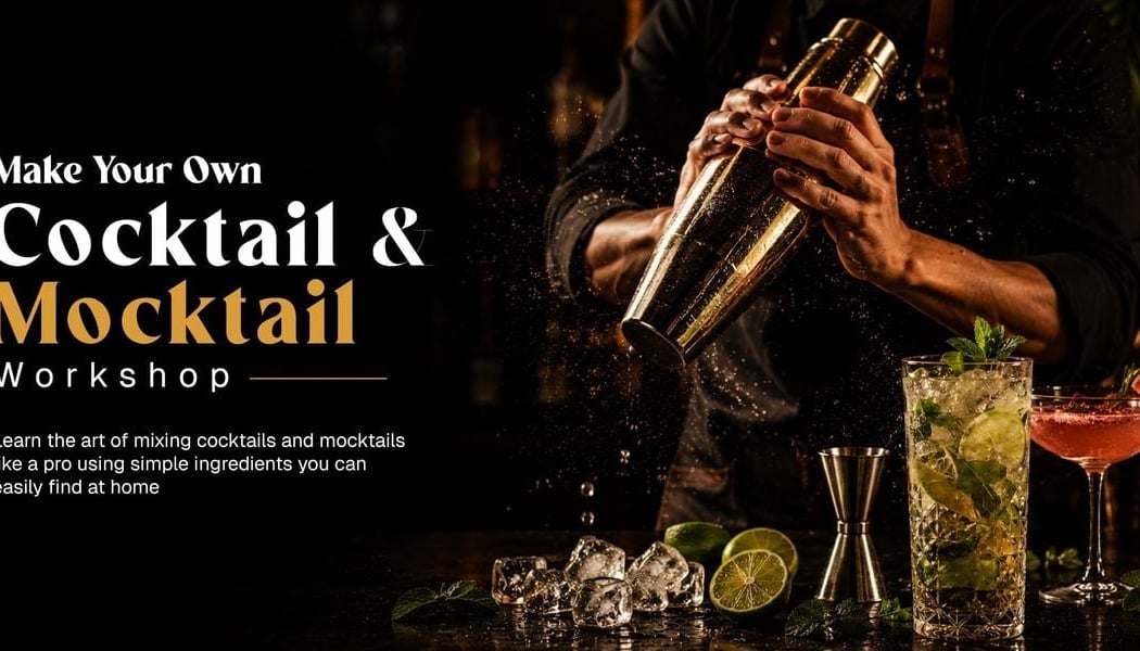 Craft Your Own Cocktail/Mocktail Workshop
