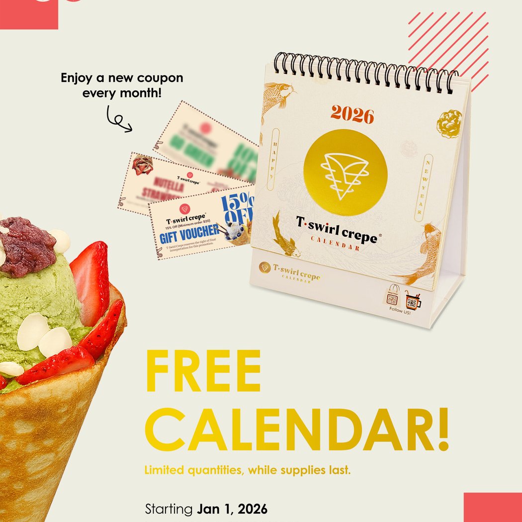 T-swirl 2026 Calendar Giveaway 1