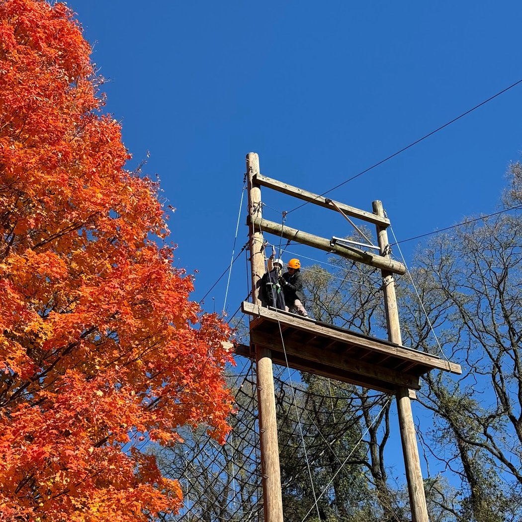 Free Public Adventure Course (zip line, rock wall, ropes) 1