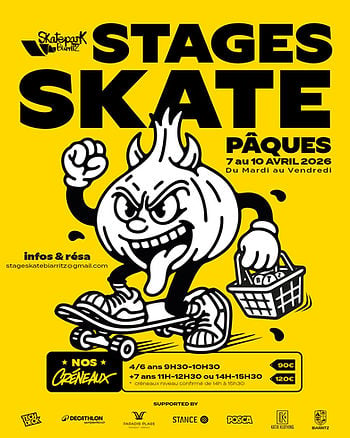 Stages skate Pâques 2026 1