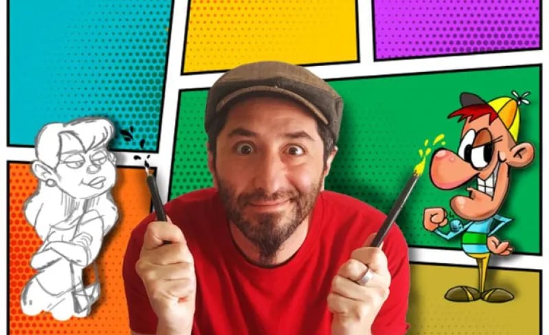 CURSO ANUAL de Cómic para niños y niñas de 8 a 12 años