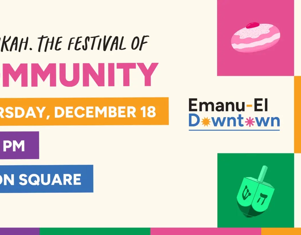 Chanukah: The Festival of COMMUNITY 1