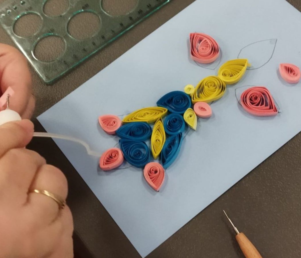 Visite-atelier famille - Atelier Quilling 1