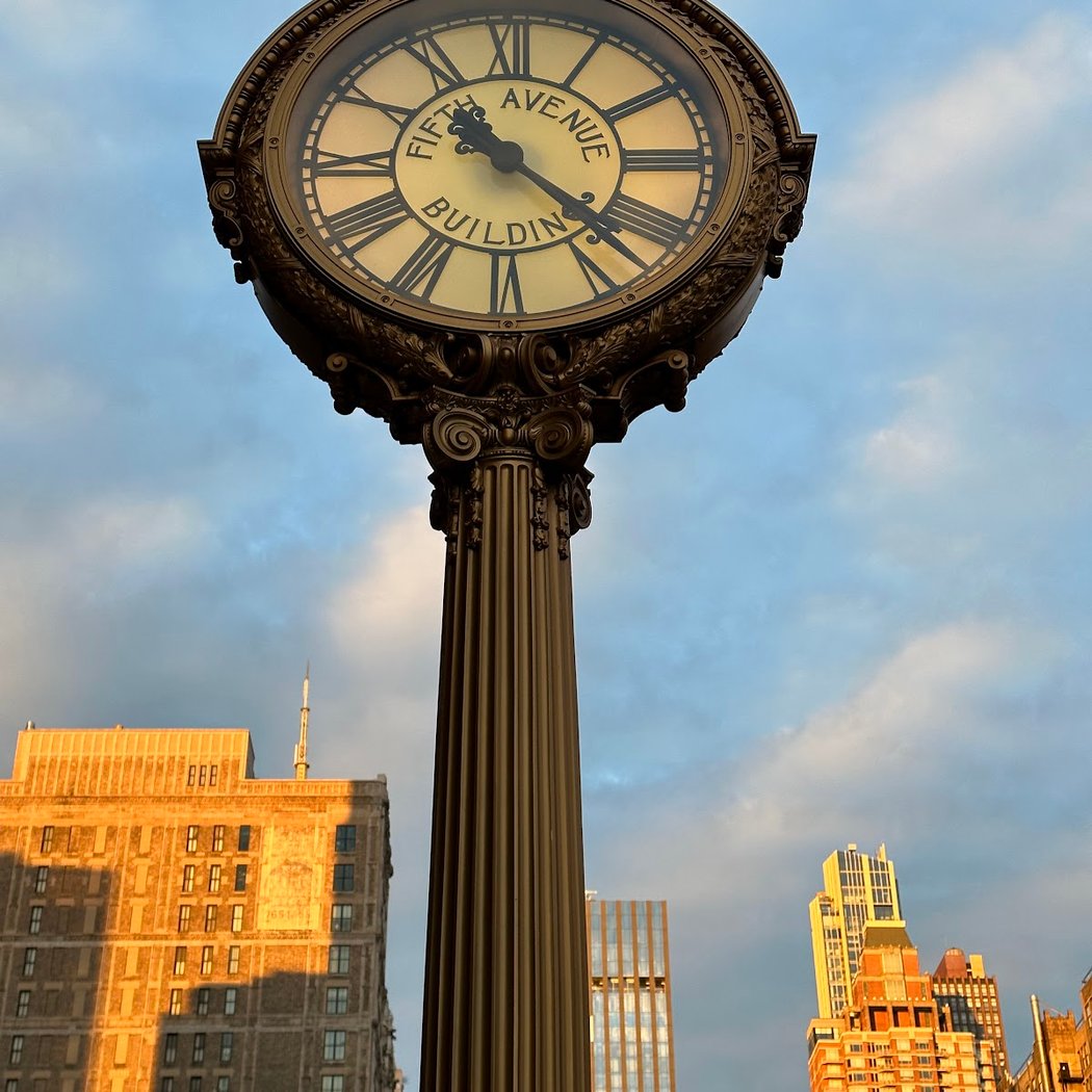 Tiffany Street Clock 1