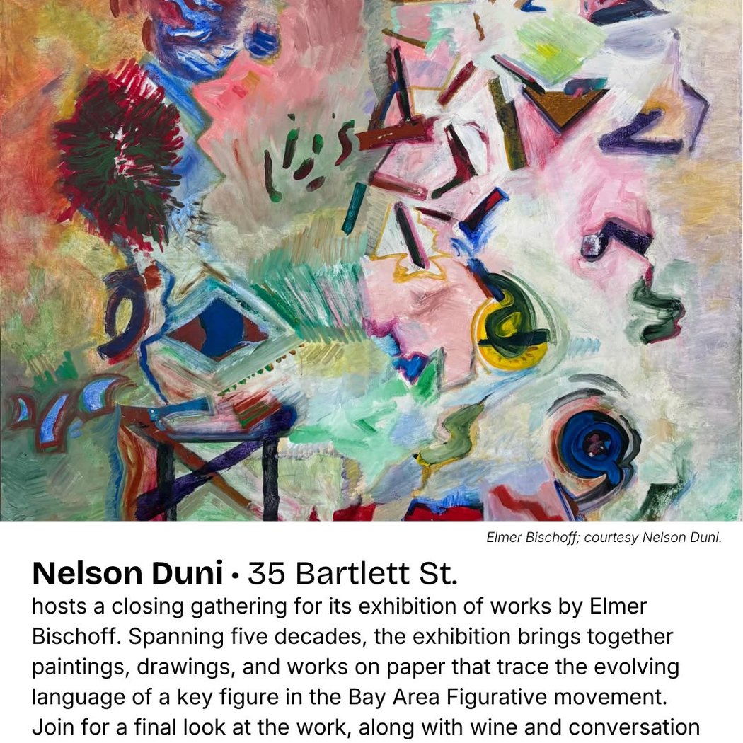 Closing gathering for Elmer Bischoff exhibition 1