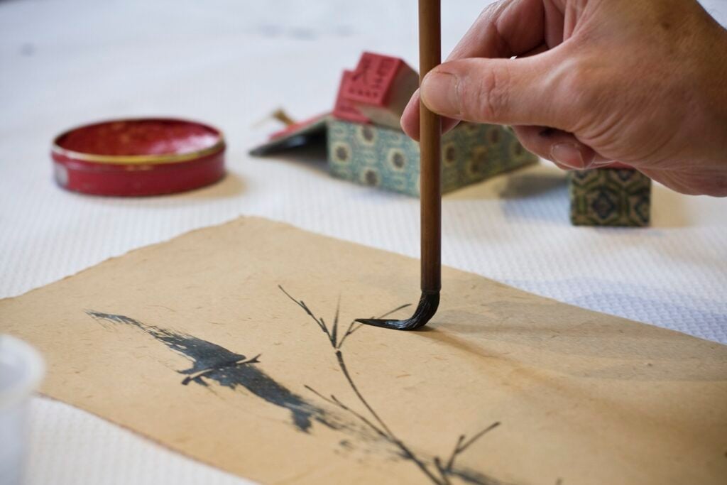 L’aquarelle japonaise sumi-e