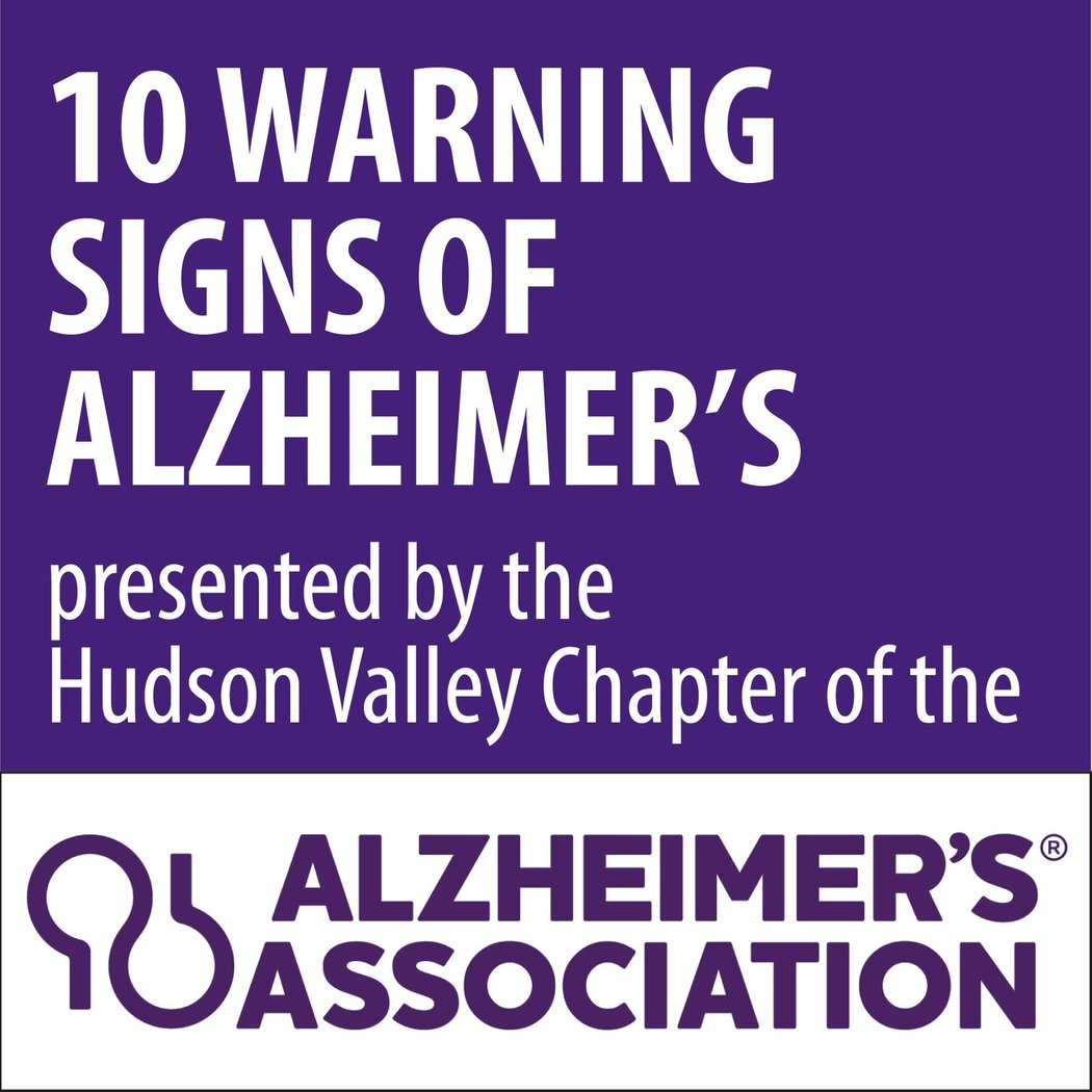 THE 10 WARNING SIGNS OF ALZHEIMER'S – Presentation, discussion, and Q&A 1