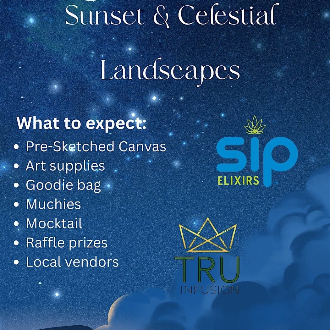 Sunsets & Celestial Puff n Paint 2