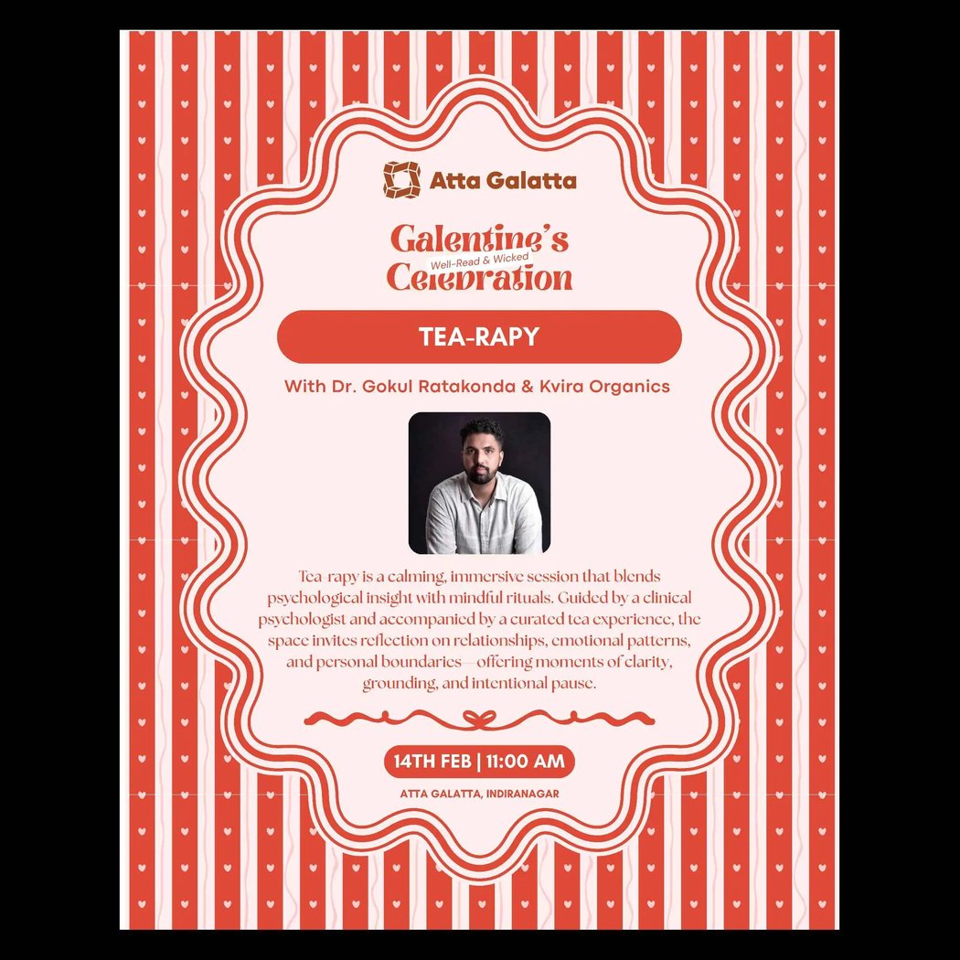 Tea-rapy: With Dr. Gokul Ratakonda & Kvira Organics 1