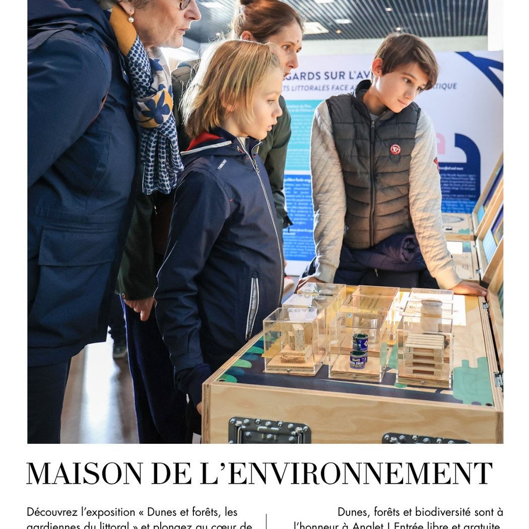 Visite de l'exposition « Dunes et forêts, les gardiennes du littoral » commentée par Cap Sciences