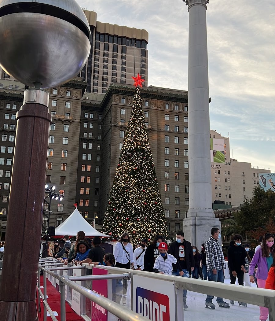 Plaza Ice Rink Skating 1