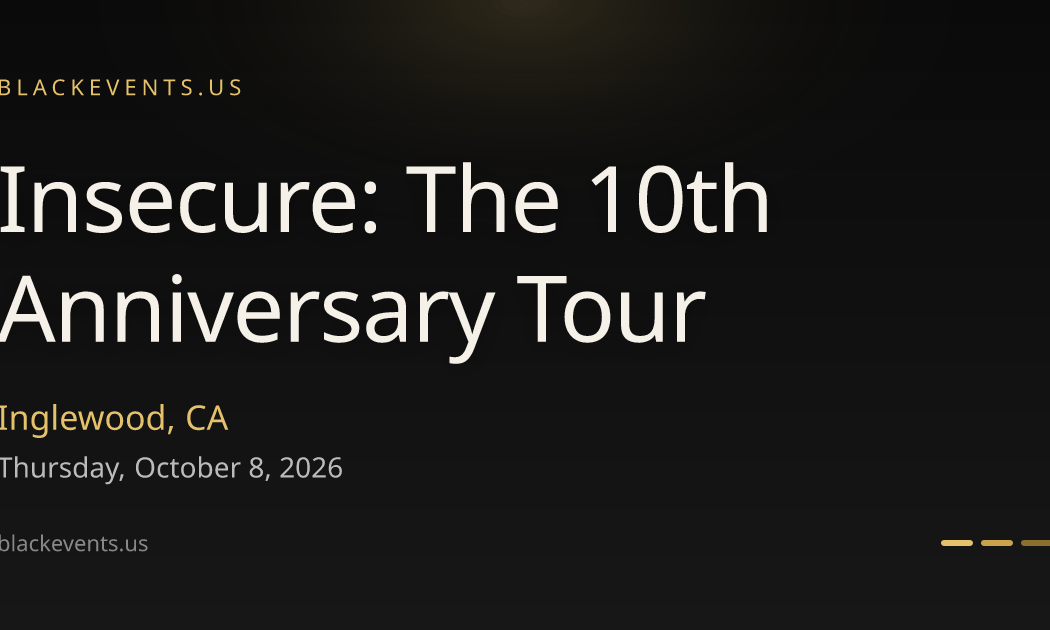 Insecure: The 10th Anniversary Tour