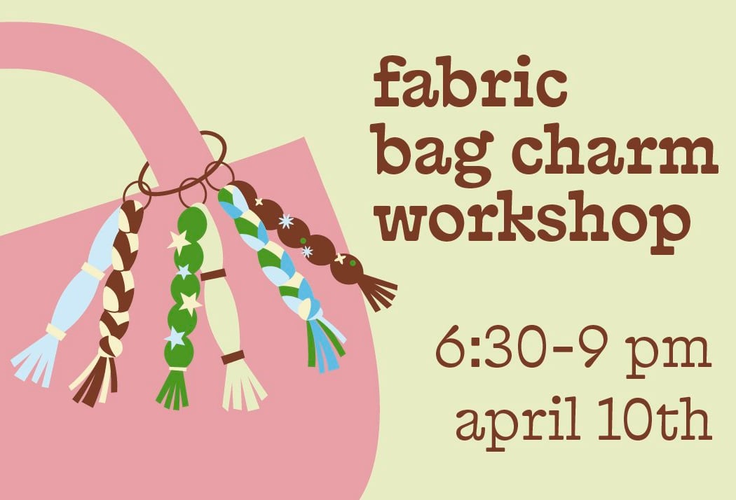 Fabric Bag Charm Workshop 1
