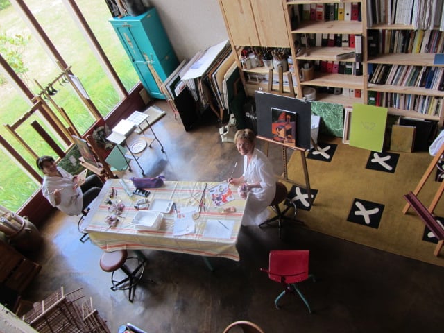 Visite d'atelier et ventes de tableaux 2