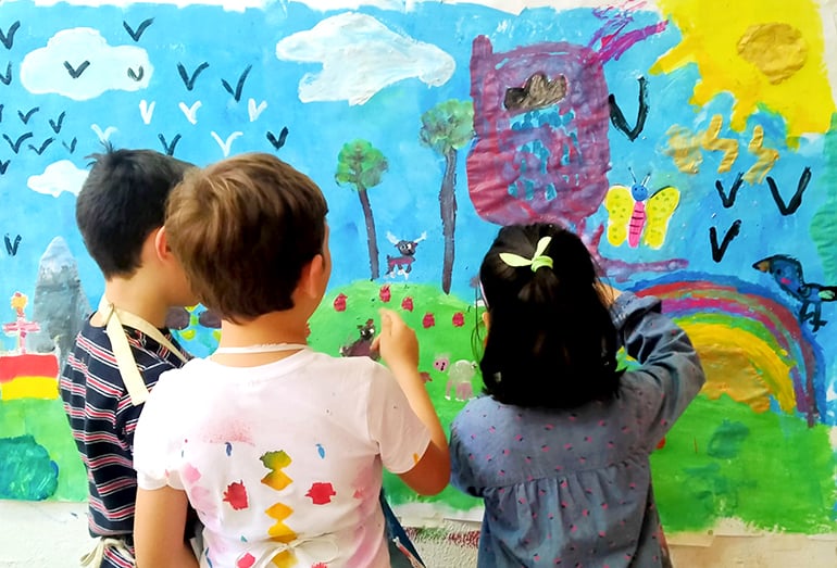 La Araña, arte para niños 1
