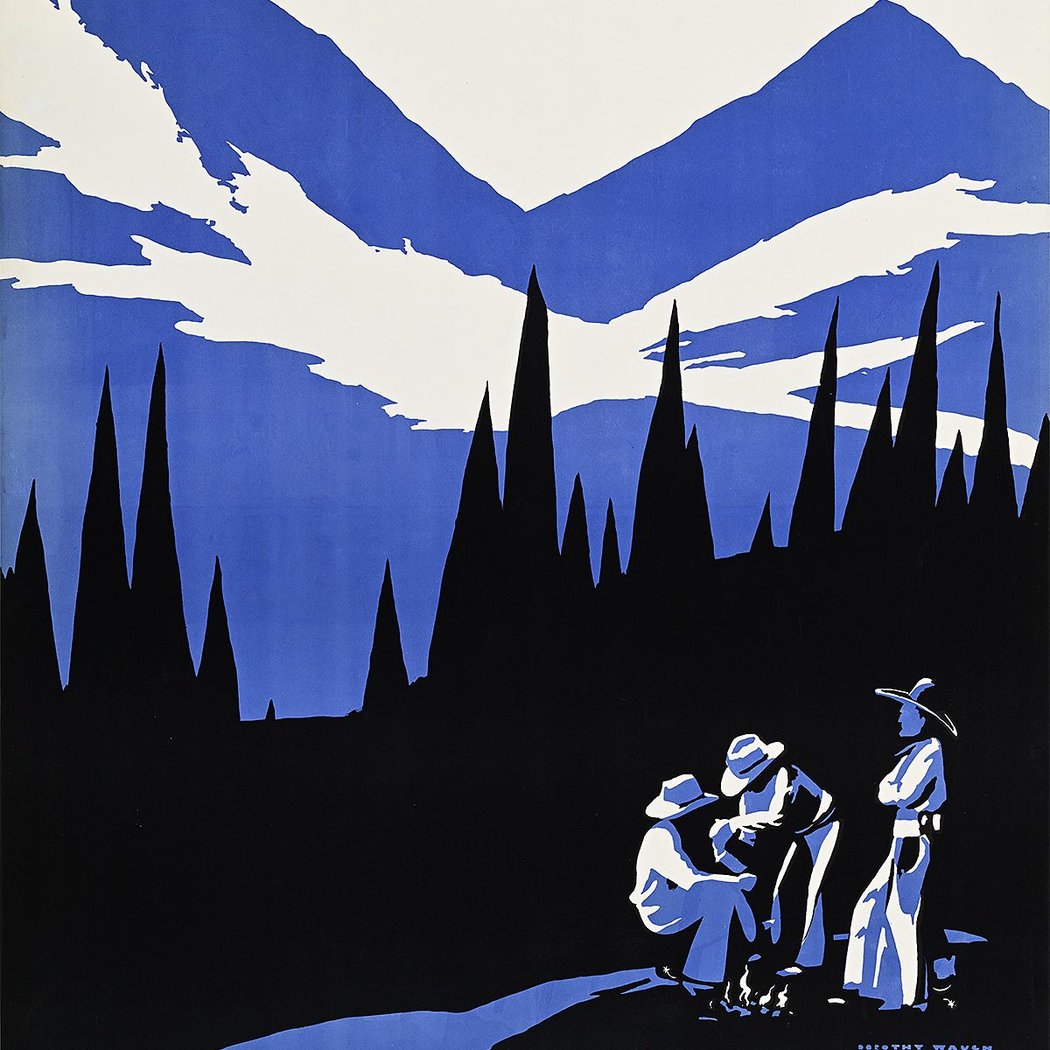 Docent Tour: Dorothy Waugh’s National Park Posters 1