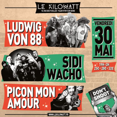 Ludwig von 88 + Sidi Wacho + Picon mon Amour 1