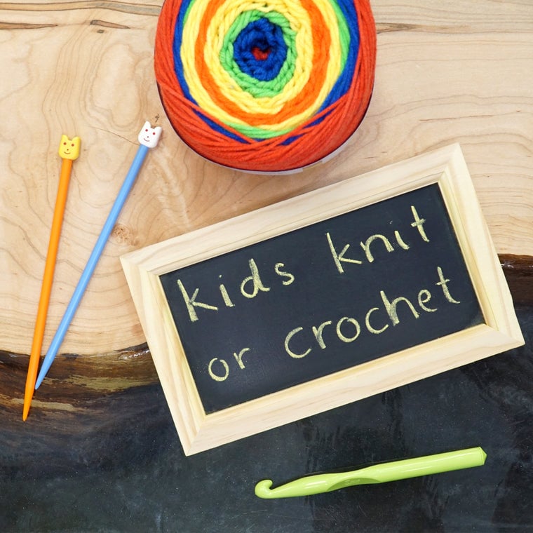 Kids Learn to Knit or Crochet Lessons with Judy 1