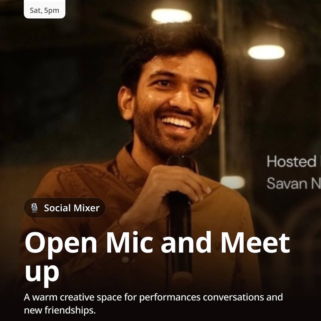 Open Mic and Meet Up 1