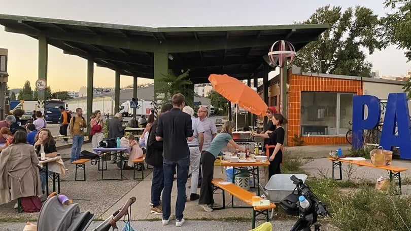 Grillfest am Nordwestbahnhof