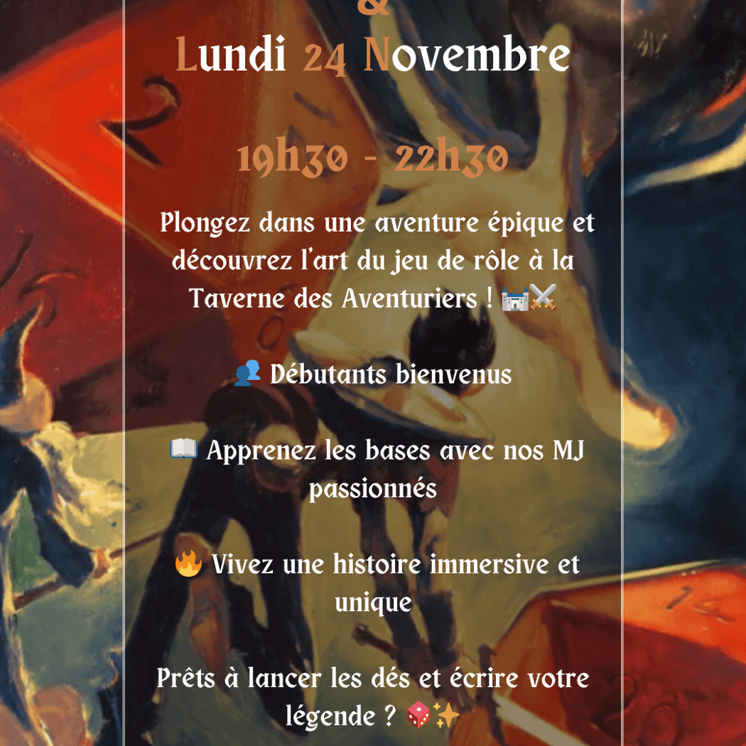 Initiation Jeu de Rôle 1