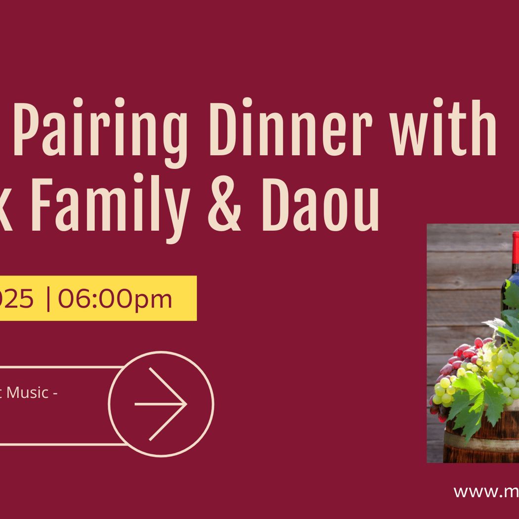 Wine Pairing Dinner with Frank Family & Daou 1