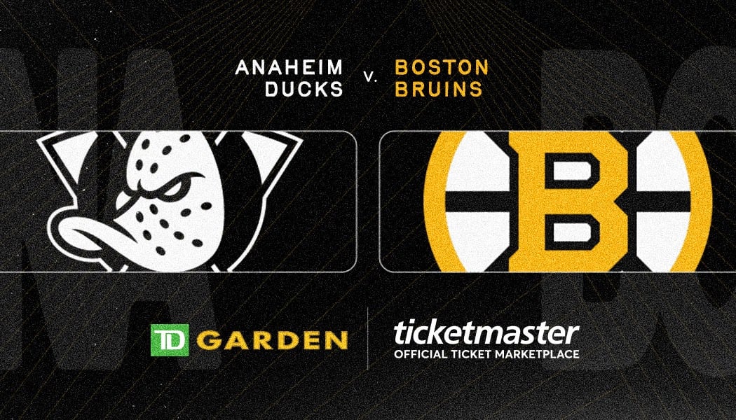 Bruins vs. Ducks 1
