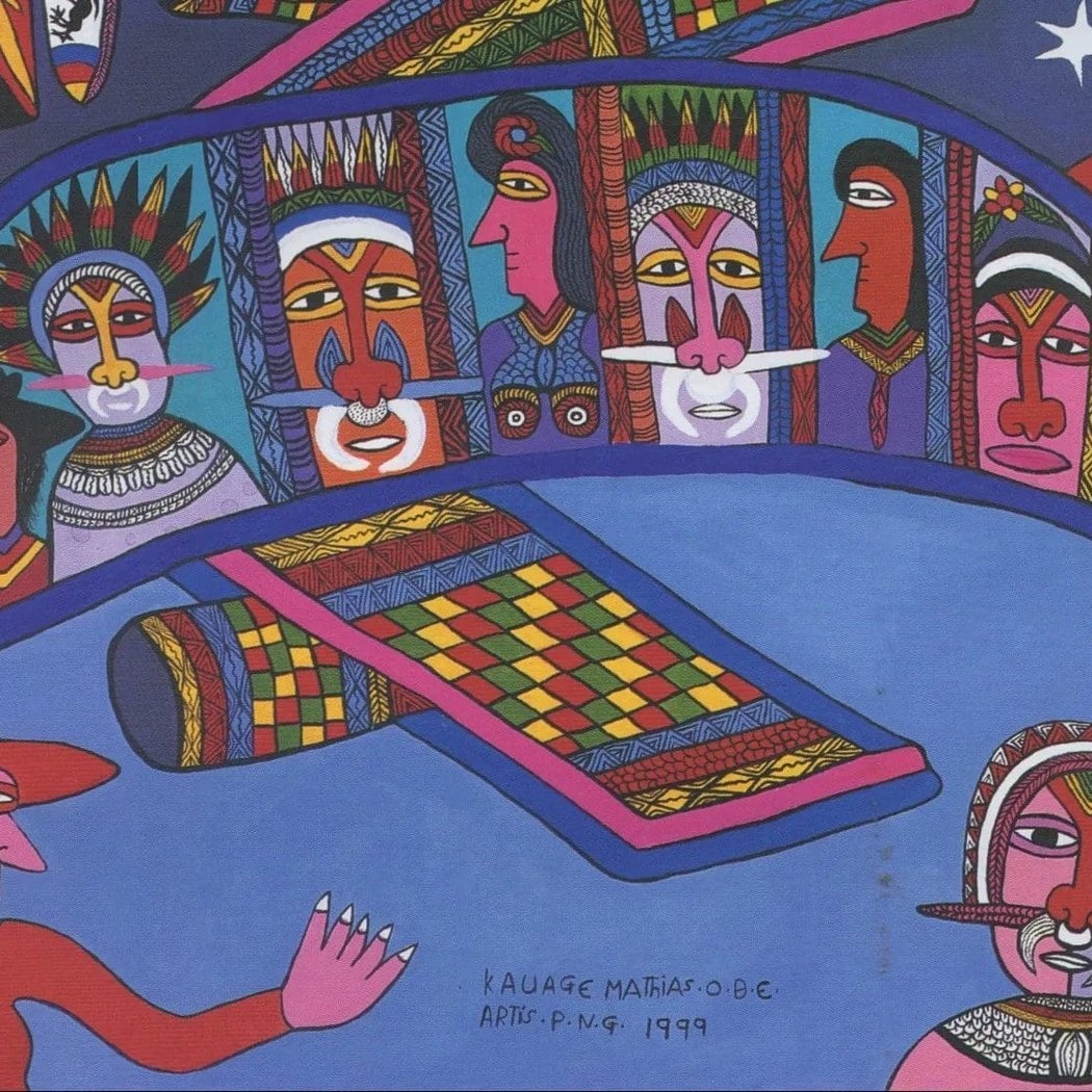 Contemporary Painting in Papua New Guinea: Mathias Kauage and His Family 1
