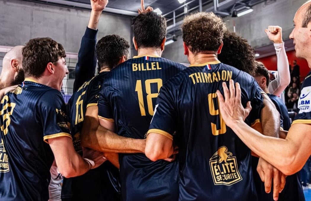 Reims Volley joue face à Martigues 1