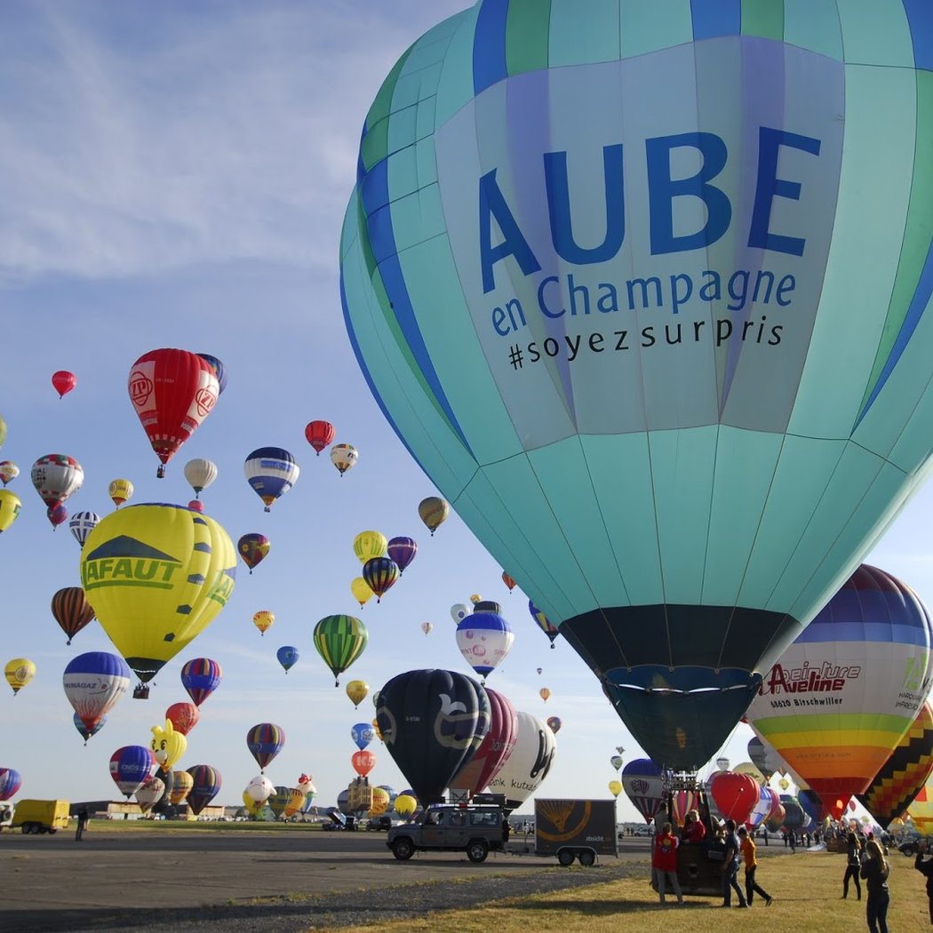 Bapteme en montgolfière champagne air show 2