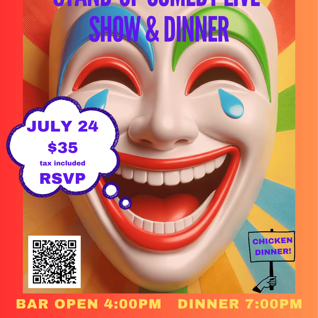 Live Stand-Up Comedy Show & Dinner 1