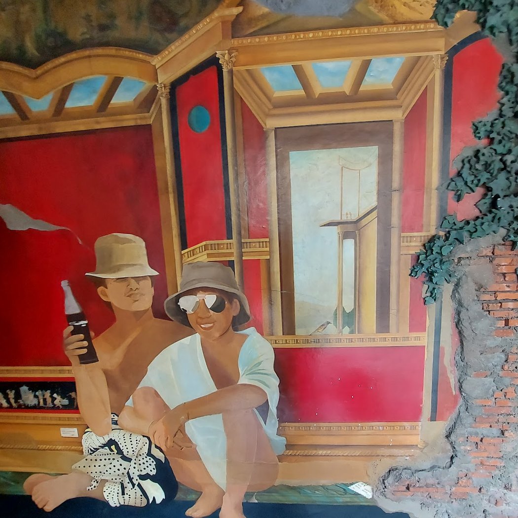 Fausse ruine romaine de style pompéien 1