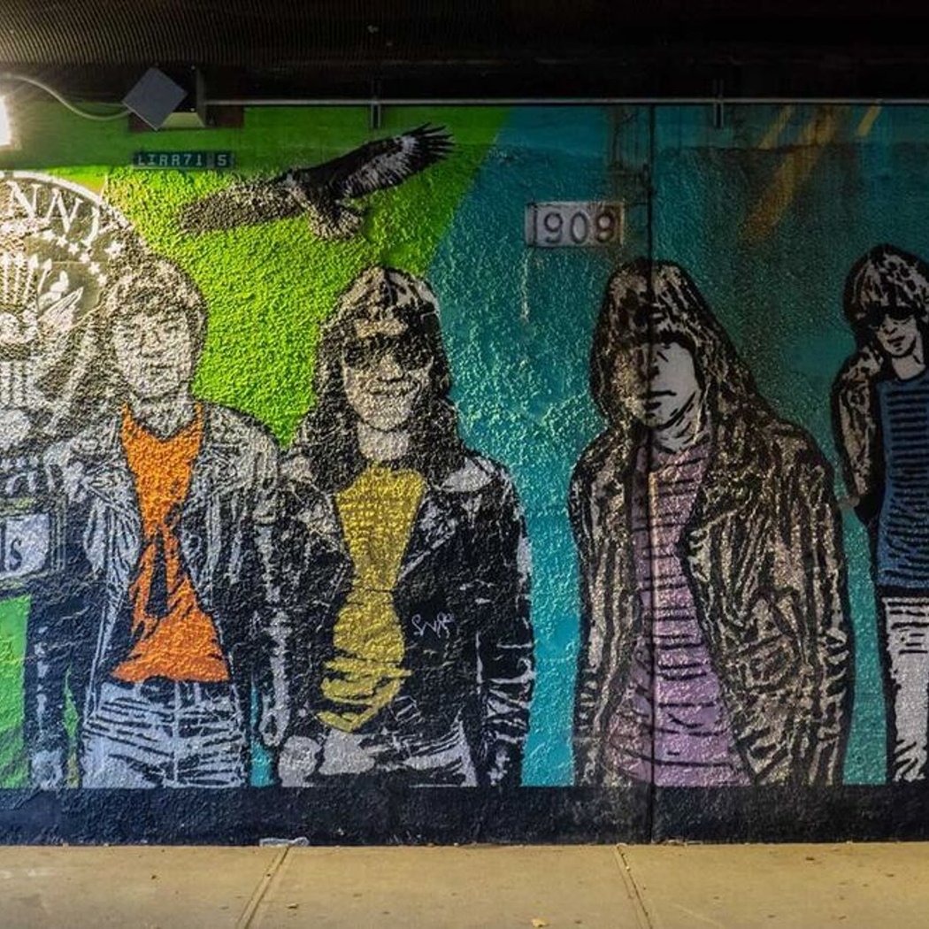 THE RAMONES MURAL 3